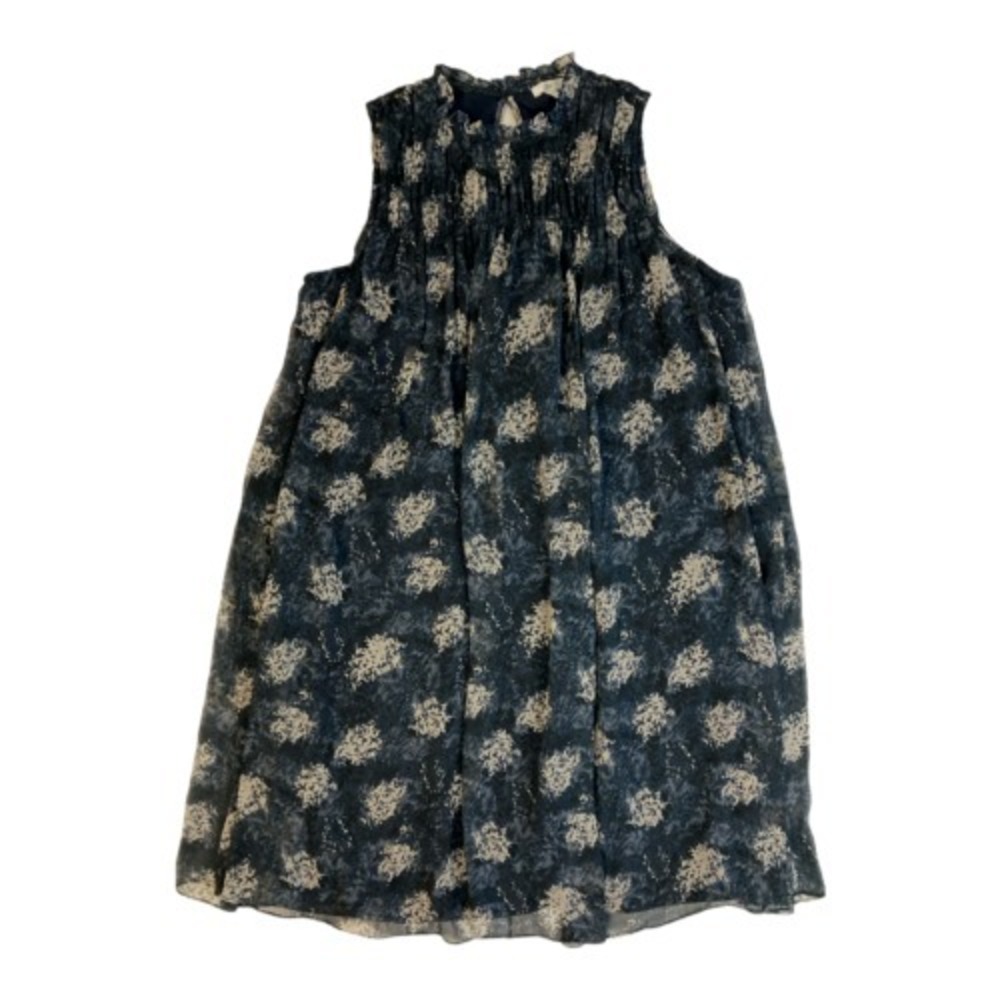 Joie Women's Limited Edition Sleeveless Sheer Overlay Mini Dress Medium